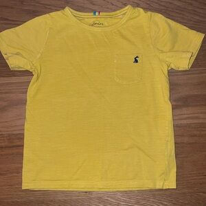 Boys yellow Joules T-shirt